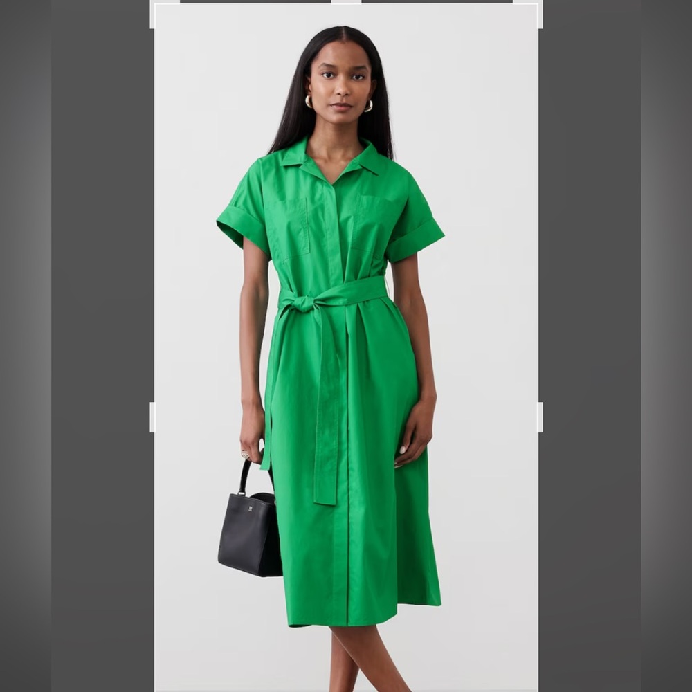 Banana Republic green shirtdress